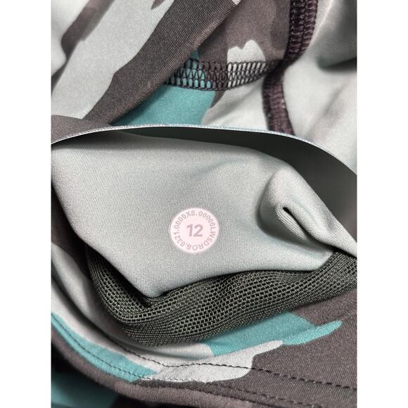 Lululemon Base Pace Leggings Women’s 12 Tight 25" High Rise LW5DROS Green Camo - Picture 4 of 7